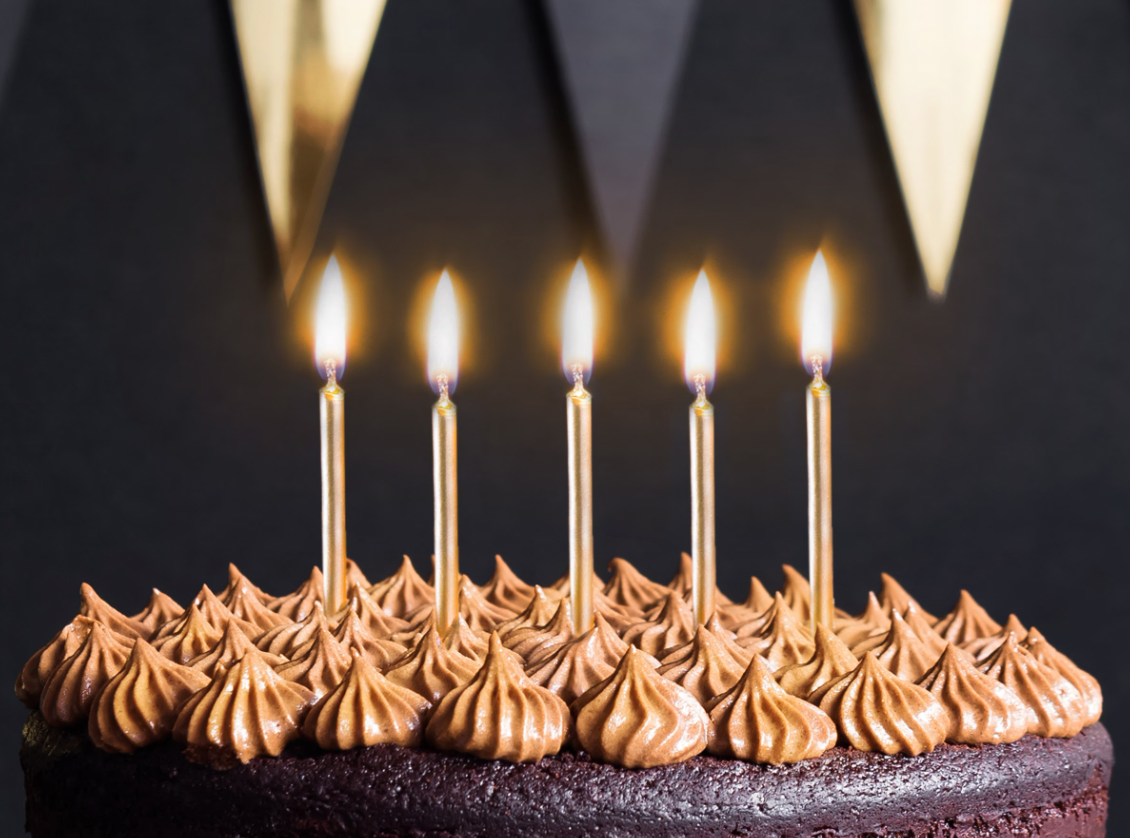Birthday cake candles