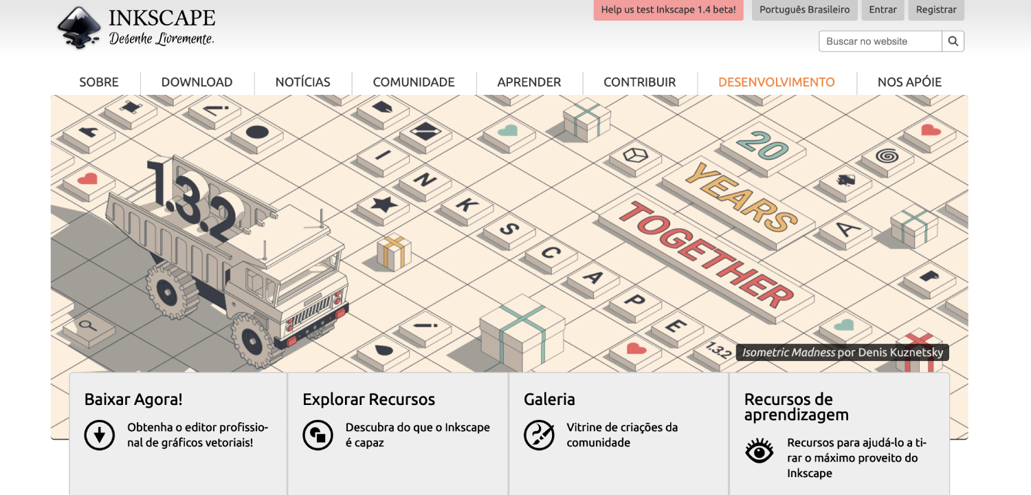 Site do Inkscape