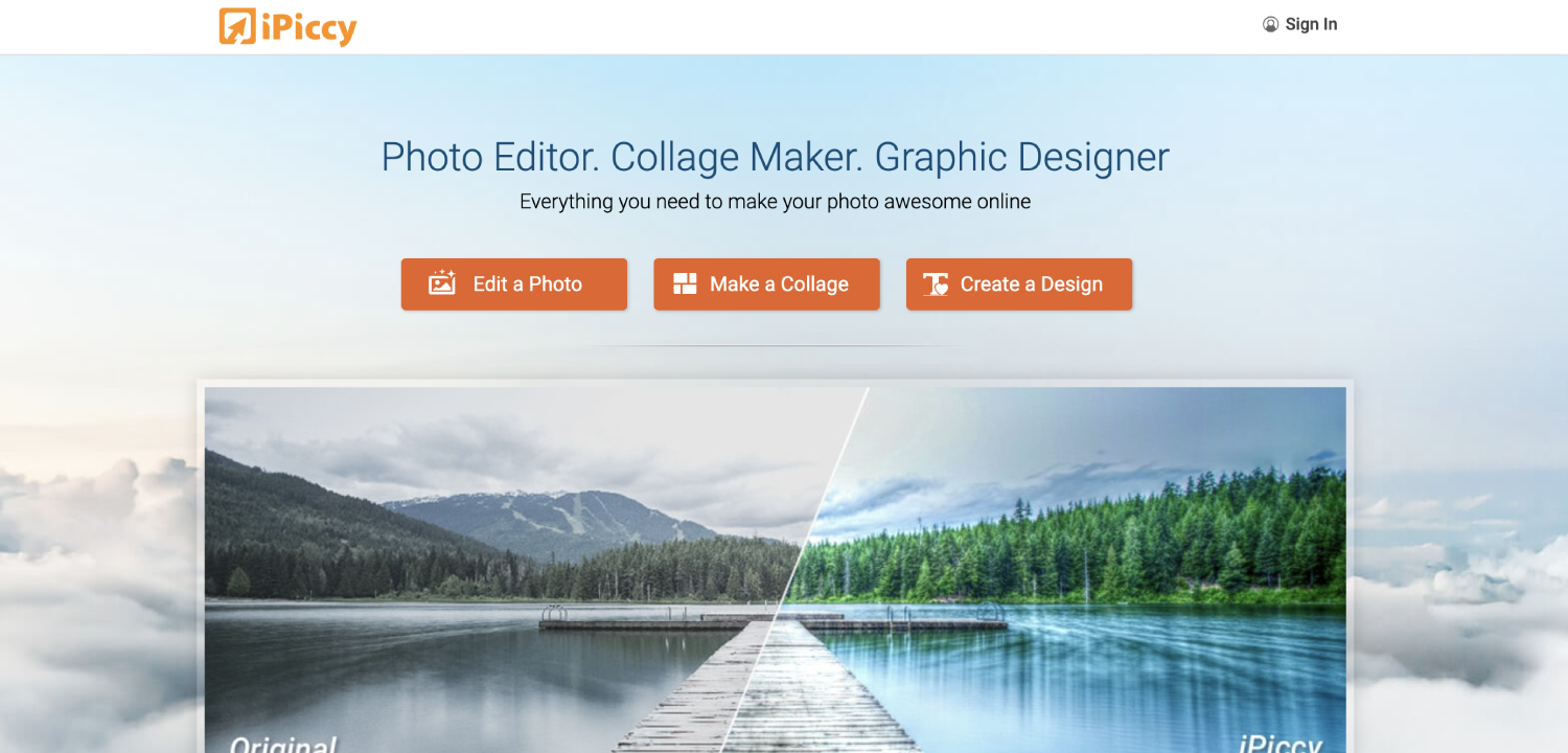 Site do iPiccy