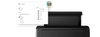An admin view that gives users the option to print their pick list by Product or Order, sits on top of an animation of a pick list being printed