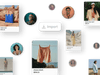 A large import button sits in the middle of the screen surrounded by images of products and customers. When clicked, all the customer and product data collects into a printable csv file.