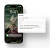 Viene visualizzata un’interfaccia in cui un utente può selezionare a chi inviare gli SMS e che cosa dirà il messaggio. Accanto all’interfaccia c’è un telefono che ha ricevuto l’SMS.
