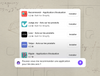 Dans une invite Sidekick, l’utilisateur pose des questions sur les applications d’évaluation, et Sidekick lui fournit des recommandations.