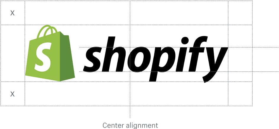 Logo clear space diagram