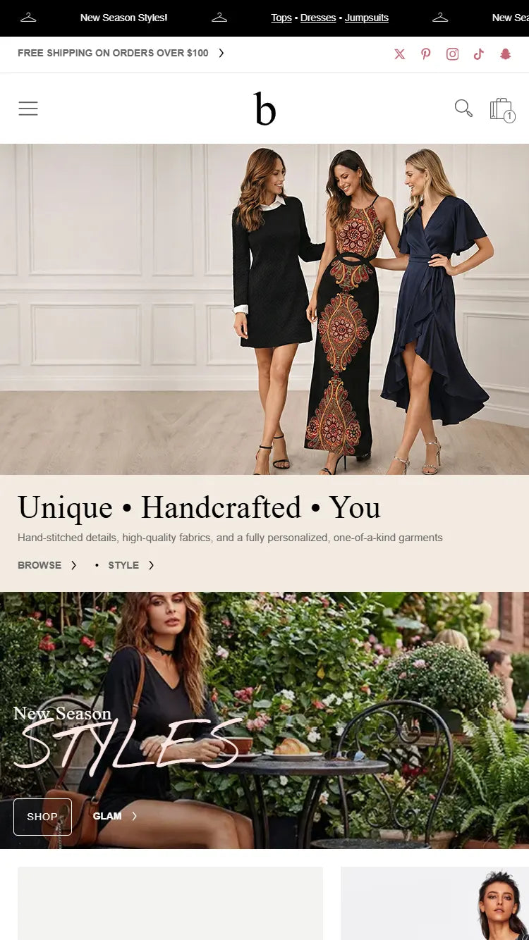 Theme screenshot that previews Bespoke