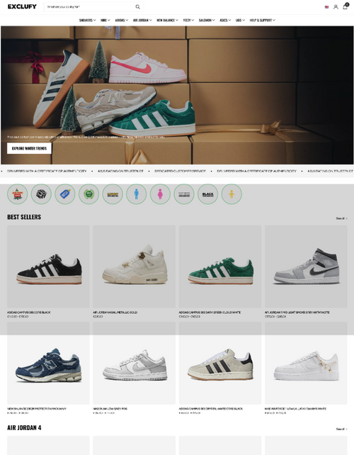 Stores using Xclusive