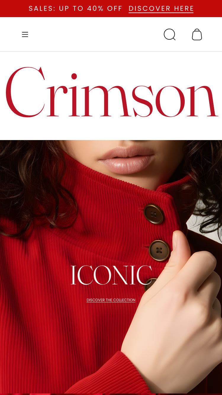 Снимок экрана темы для предпросмотра Crimson