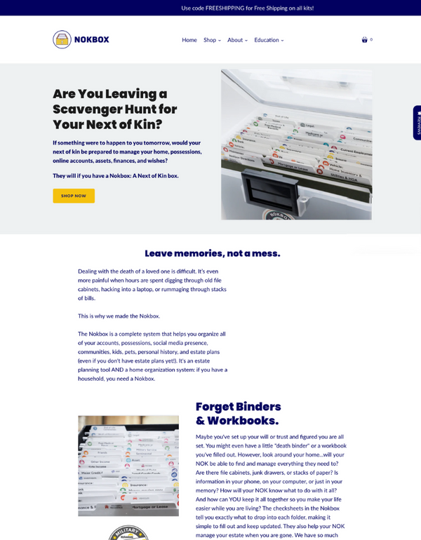 Storefront screenshot for 