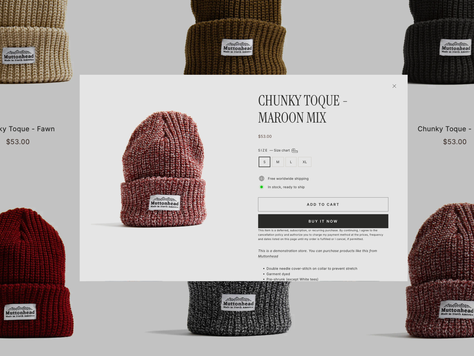 Quickest add to cart