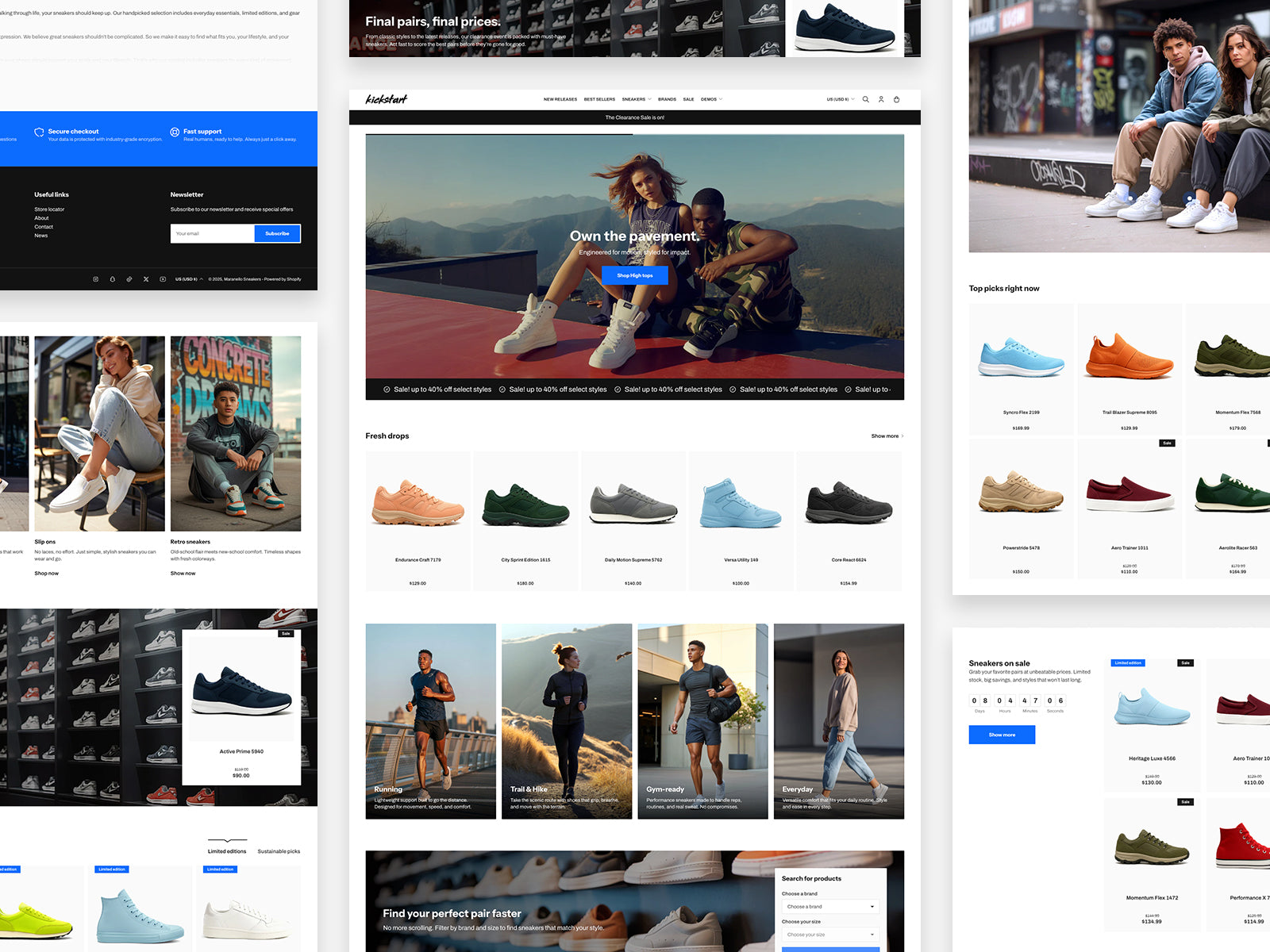 Built for sneaker stores