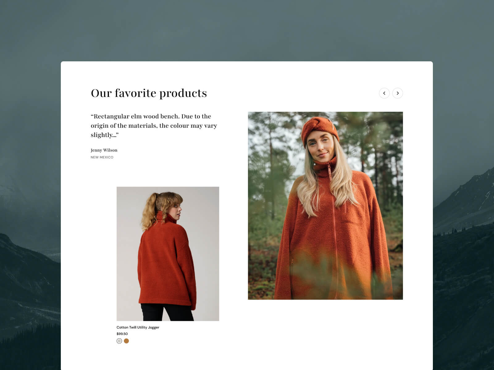 Story and Product in One Frame