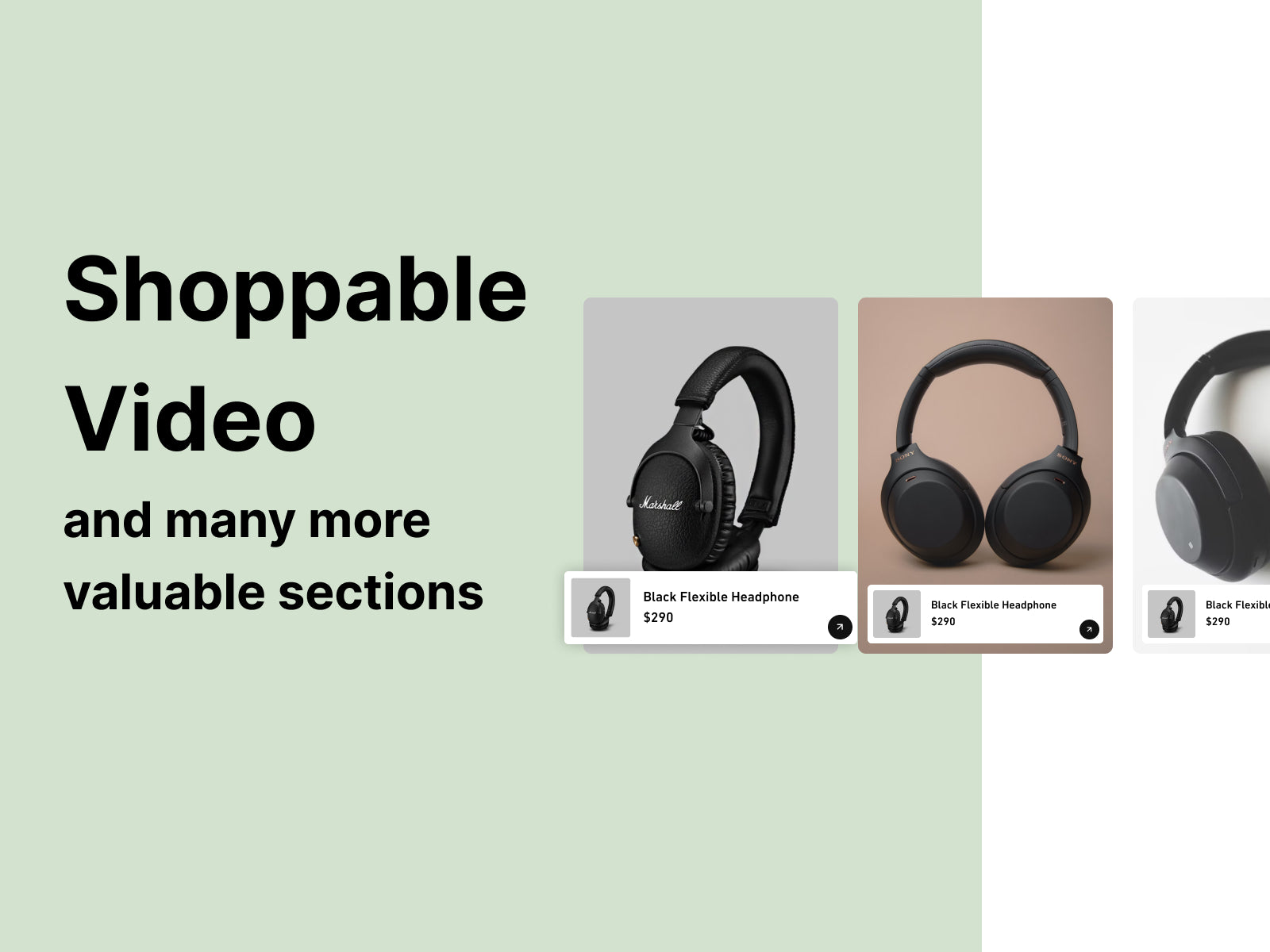 Shoppable video