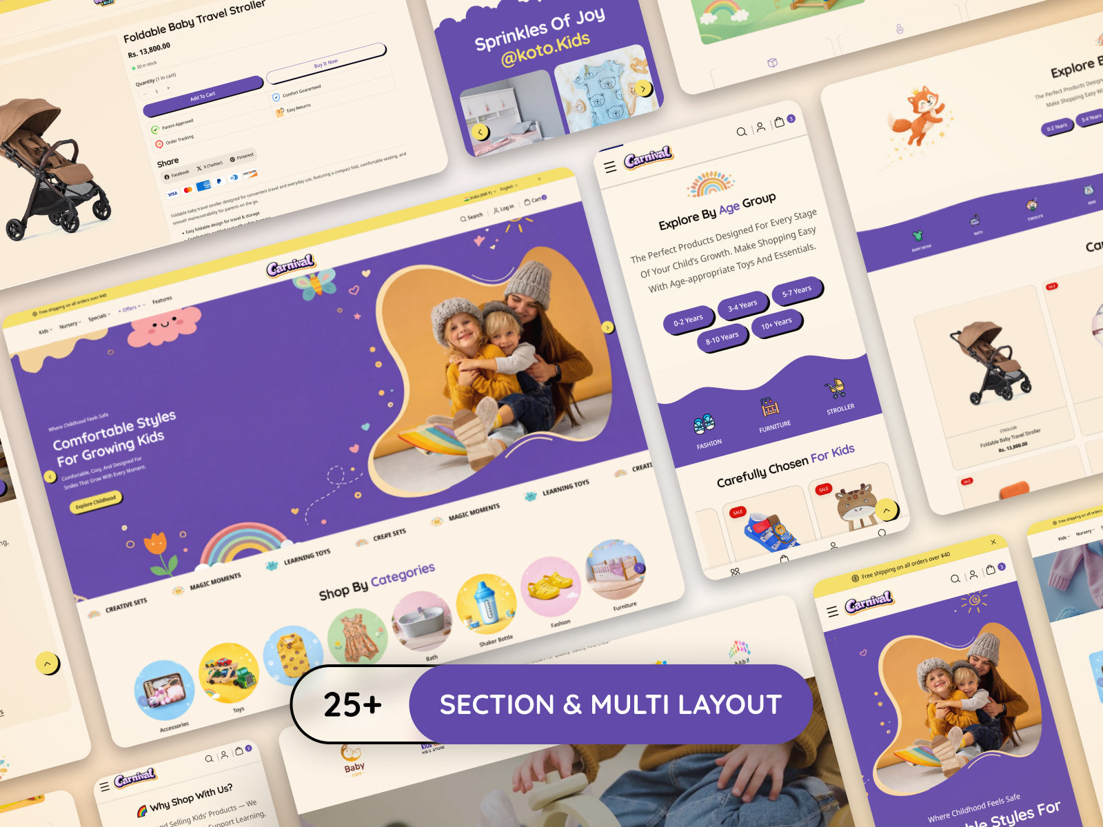 Modern Shopify Theme for Kids 